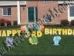 happy birthday zoo animal yard signs phoenix, zoo animal party decorations for rent in scottsdale az