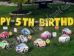 Happy Birthday Cars party decorations phoenix, birthday party decorations scottsdale, yard party signs az