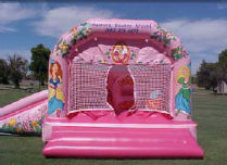 15x20 3 in 1 Princess Bounce & Slide with Obstacles Inside