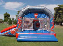 15x20 3 in 1 Spider Bounce & Slide with Obstacles Inside