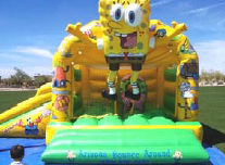 15x20 3 in 1 Sponge Bounce & Slide with Obstacles Inside