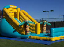 18’ Caribbean Water Slide with pool