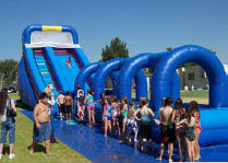 24’ Super Water Slide (single lane with slip & slide attached)