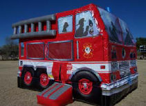 13x16 Fire Truck Bouncer