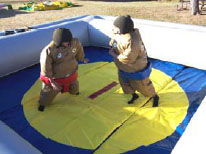 25x25 Inflatable Sumo Ring with Sumo Suits