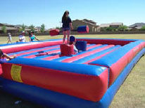 Joust Arena Includes 2 Joust Poles & Head Gear