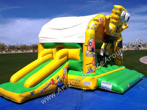 Inflatable Sponge Bob Bounce House Rental, Sponge Bob Jumpy, Sponge Bob Jumper rental in Scottsdale, AZ