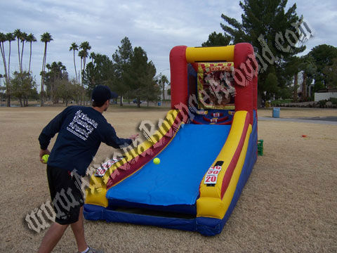 Inflatable Skee Ball game rental in Tempe AZ