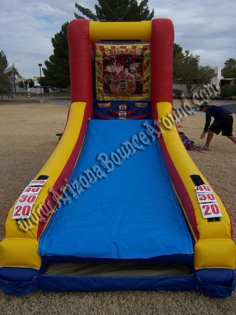 Inflatable Skee Ball game rental in Phoenix AZ