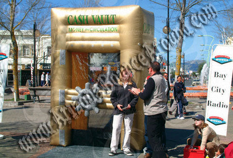 Inflatable cash vault rental in Phoenix, Arizona