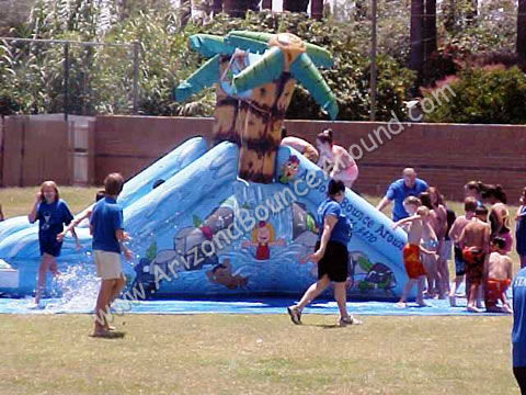 small inflatable waterslide rental in phoenix | rent a water slide in Phoenix