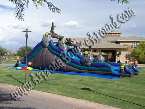 Huge inflatable water slide in Scottsdale