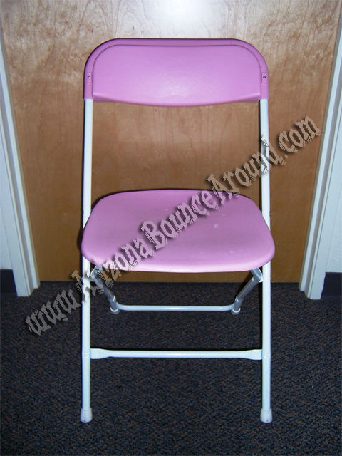 Pink Plastic Folding Chair Rental