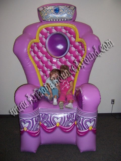 Sealed Air Inflatable Princess Throne Rental