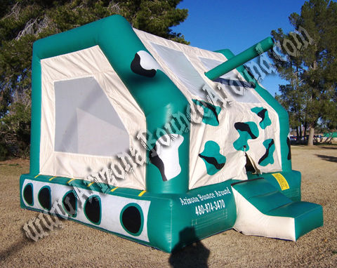 15 X 15 Inflatable Army Tank Bounce House Jumper Rental