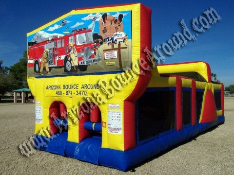 30’ CYT Fire Truck Obstacle Course Rental 