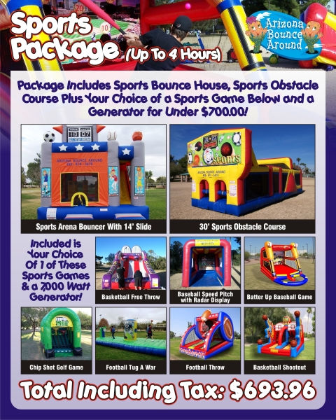 Sports Party Package under $700