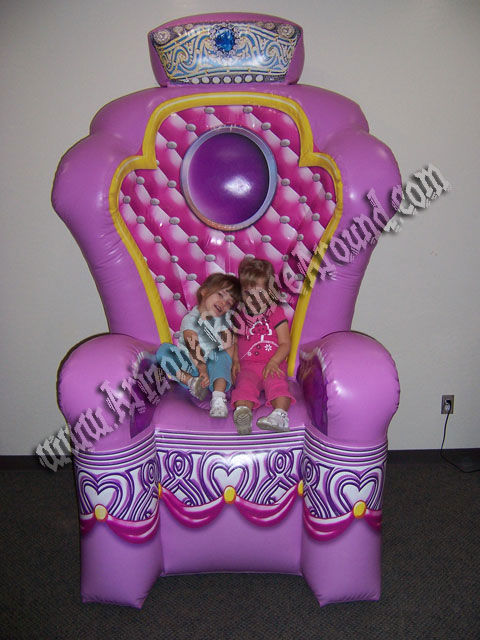 Sealed Air Inflatable Princess Throne Rental