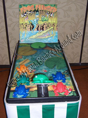 Frog Flinger carnival game Rental