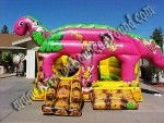 Dinosaur jumper rental phoenix, dinosaur bouncy rental, barney bouncer rental, dinosaur inflatable rental phoenix, Scottsdale Arizona, AZ alt