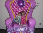 Princess Throne rental, phoenix, Scottsdale az, Giant Princess Chair rental az