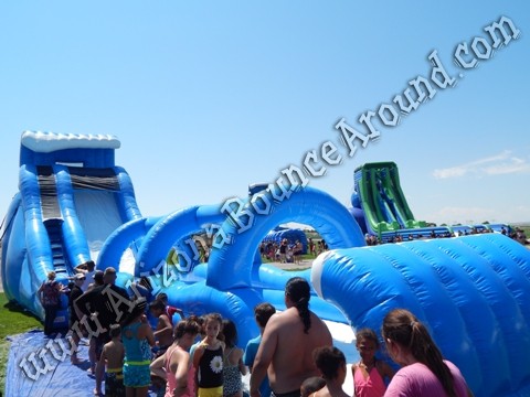Tallest inflatable water slide in world' in Gilbert