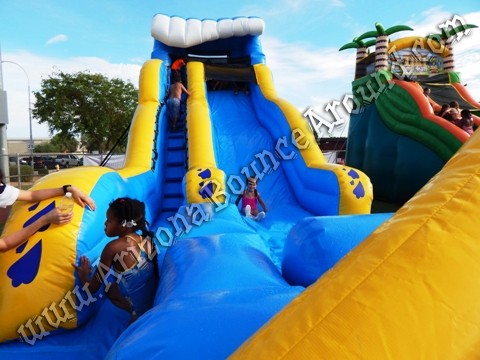 Tallest inflatable water slide in world' in Gilbert