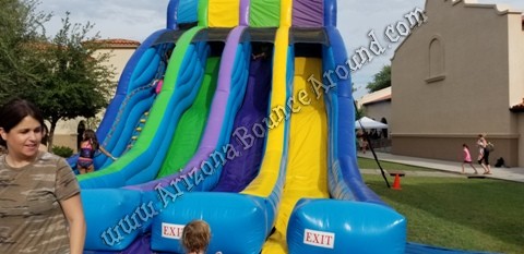 Tallest inflatable water slide in world' in Gilbert